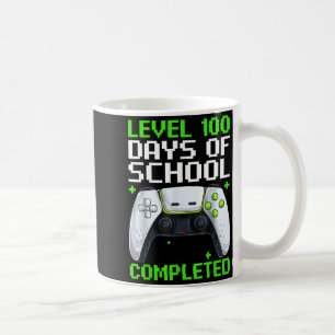 Videospelende Student 100ste Dag Leraar 100 Dagen Koffiemok