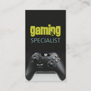 Videospelers Game Specialist Visitekaartje