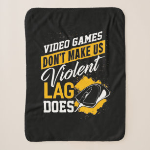 Videospellen maken gamer Lag niet Sherpa Deken