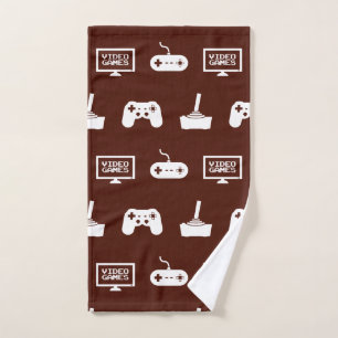 Videospelletjes met een smakelijk gamingdesign handdoek