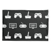 Videospelletjes met een smakelijk gamingdesign kussensloop (Achterkant)