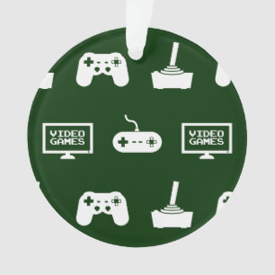 Videospelletjes met een smakelijk gamingdesign ornament