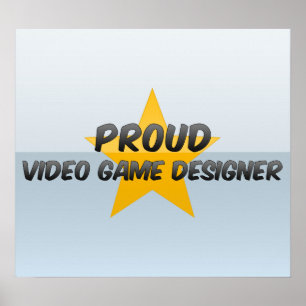 Videospelontwerper voor groep poster