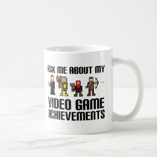 Videospelprestaties Funny Mug Koffiemok