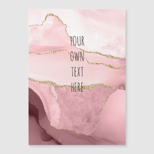 Vider l'âge or | Créez votre propre carte magnétiq (Devant)