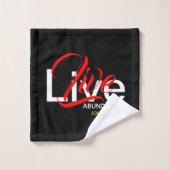 VIE ABONDANTE John 10:10 Inspirational Christian (Gant de toilette)