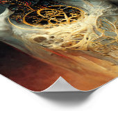 Vie artificielle 2 Poster d'art de science-fiction (Coin)