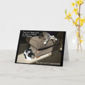 Vie avec carte Chats (Fleur jaune)