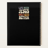 Vie avec Jésus - Citation chrétienne inspirante (Dos)