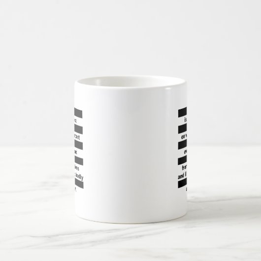 Vie comme une caméra Mug amusant (Centre)
