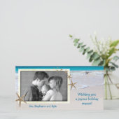 Vie côtière Océan Famille Vacances Carte photo (Debout devant)