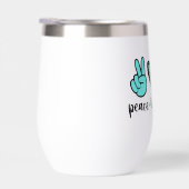 Vie côtière Tumbler - Paix, Amour et Plage (Droite)