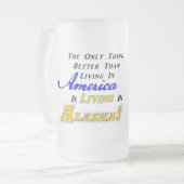 Vie dans AK ! tasse en verre givré de 22 onces (Devant gauche)