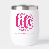 Vie de piscine rose chaud (Avant)