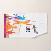 Vie de volley-ball (Serviette à main)