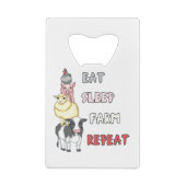 Vie drôle à la ferme - Manger Dormir Ferme Répéter (Dos)