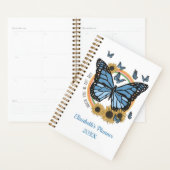 Vie en pleine floraison Papillons tournesol Année (Devant avec enveloppe)