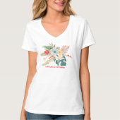 Vie en pleine floraison T-shirt Fleurs tropicales (Devant)