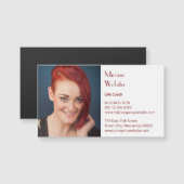 Vie Entraîneur professionnel Magnet Carte de visit (Devant / Derrière)