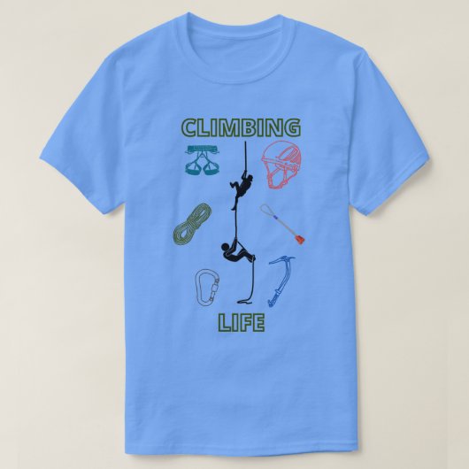 Vie Escalade Classique TShirt (Design devant)