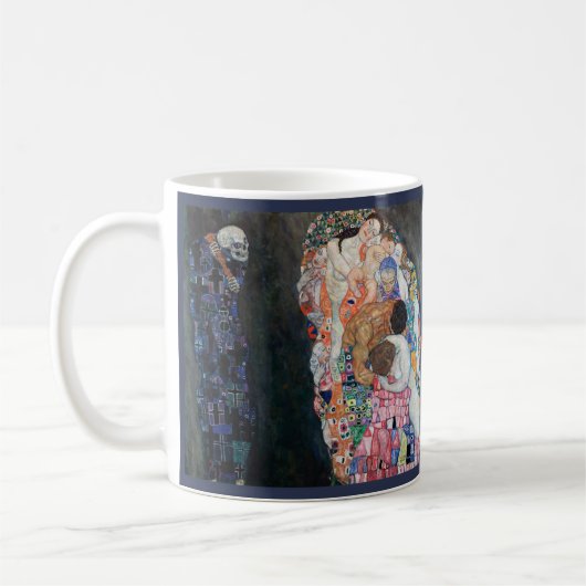Vie et mort, Mug de café Gustav Klimt (Gauche)