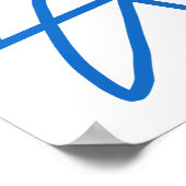 Vie Focus Art Abstrait Poster Red Dot (Coin)