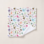 Vie marine colorée (Gant de toilette)