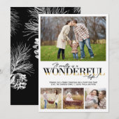 Vie merveilleuse 4 PH | Carte photo de Noël (Devant / Derrière)