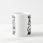 Vie mieux avec café et chat, mug amoureux de les c (Centre)
