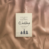 Vie morte Abstraite | Boho faire-part de mariage