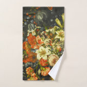 Vie morte avec fleurs et fruits (Serviette à main)