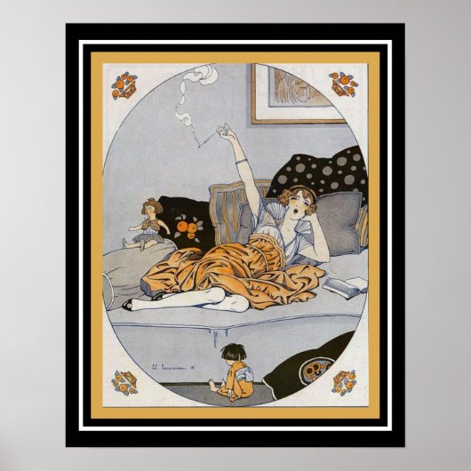 Vie Parisenne Art Deco "Penelope" Poster (Voorkant)