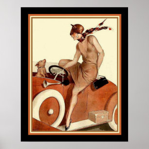 Vie Parisienne Art Deco Afdrukken 16 x 20 Poster