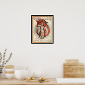 Vie Parisienne Art Deco Hoesje Poster 16 x 20 (Keuken)