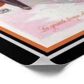 Vie Parisienne "Glamor Girl" Affiche déco 16 x 20 (Coin)