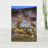 Vie préhistorique. Carte (Devant)