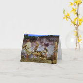 Vie Préhistorique. Carte (Fleur jaune)