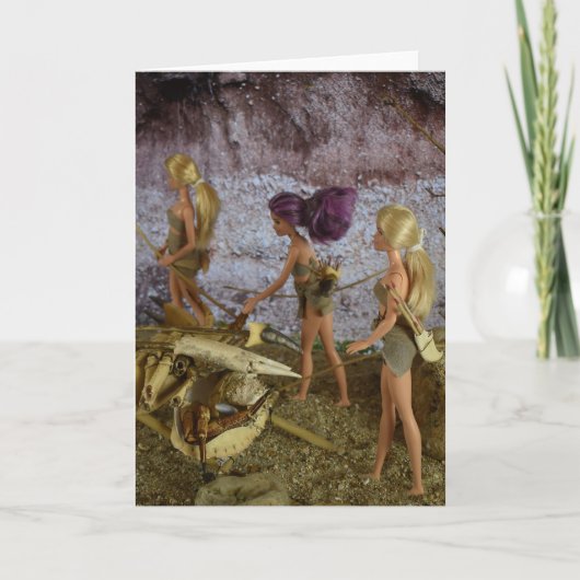 Vie préhistorique. Carte (Devant)