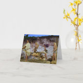 Vie préhistorique. Carte (Fleur jaune)