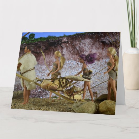 Vie Préhistorique. Carte (Devant)