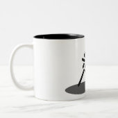 Vie saine Marque corporative Café Mug (Gauche)