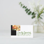 Vie saine Nutritionniste Fruit Box mignon Carte (Debout devant)