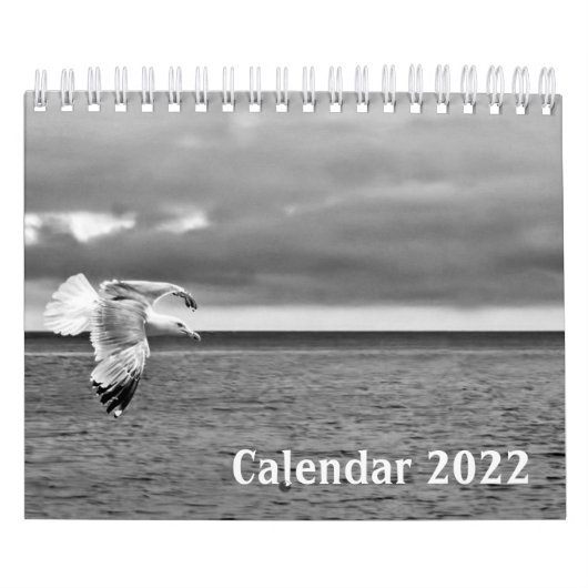 Vie sauvage Calendrier noir et blanc 2022 (Protection)