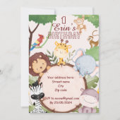 Vie sauvage invitations mignonnes (Devant)