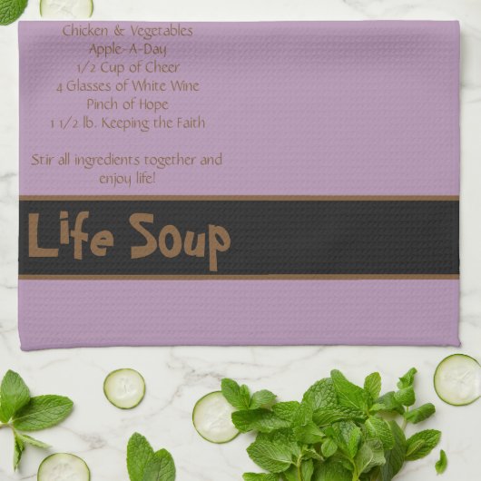 Vie Soupe Cuisine Serviette (Plié)