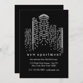 Vie urbaine Faire-part mobile (Devant / Derrière)