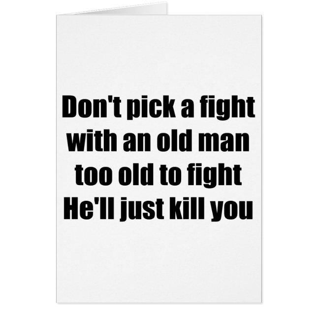 Vieil homme (Devant)