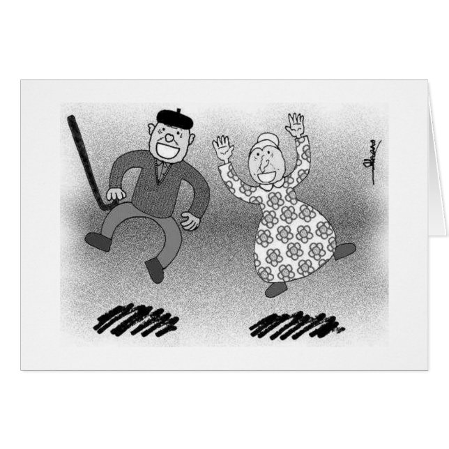 Vieille carte (Devant horizontal)