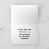 Vieille carte d'anniversaire de voitures (Intérieur)