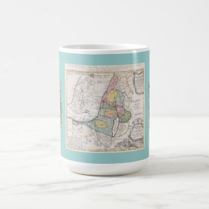 Vieille carte de tasse de mosaïque de l'Israël e